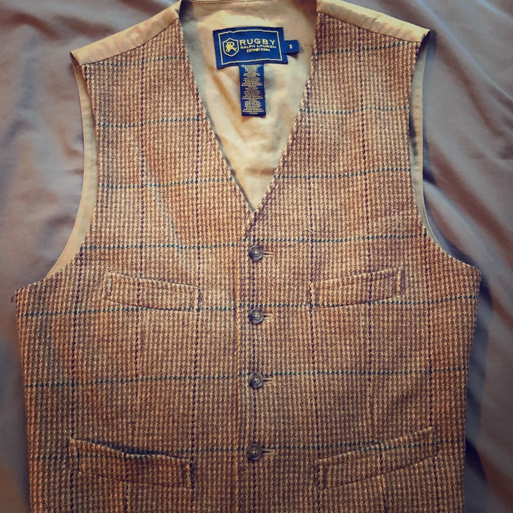 Rugby Ralph Lauren Window Pane Tweet Vest